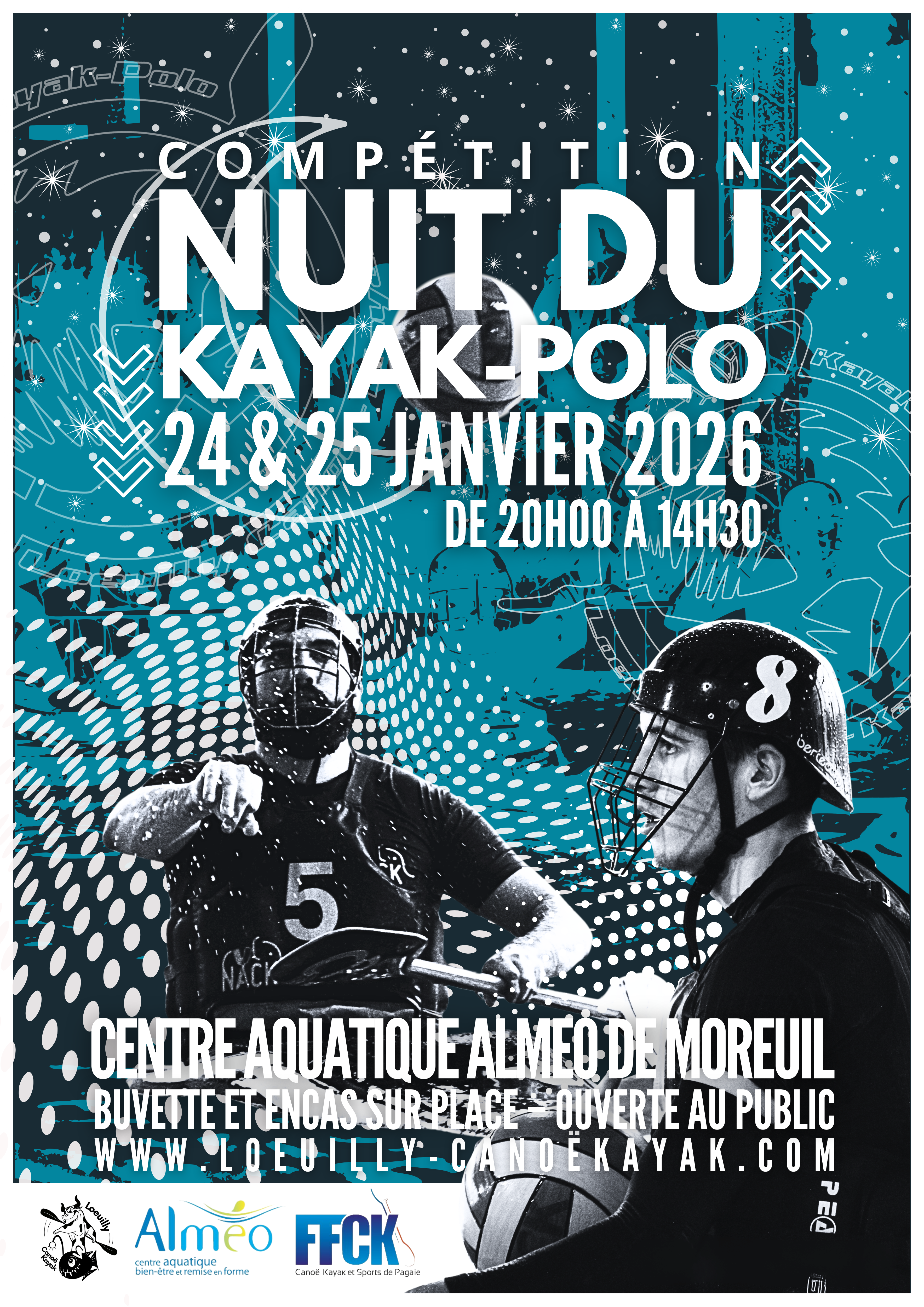 Affiche Nuit Kayak Polo 2026